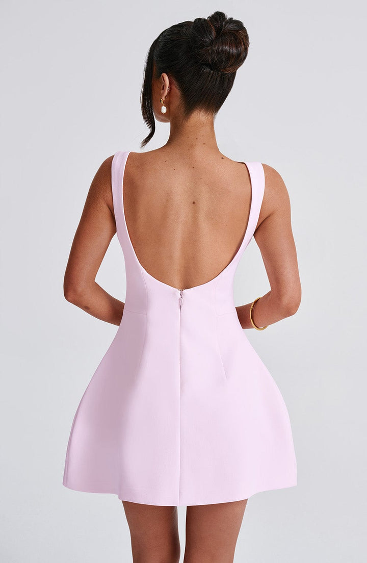 Elvaya Neckholder-Minikleid | Elegantes Pink & Verführerischer Stil