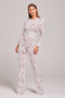 Marai | Jumpsuit mit Spitzendetails und fließenden Beinen