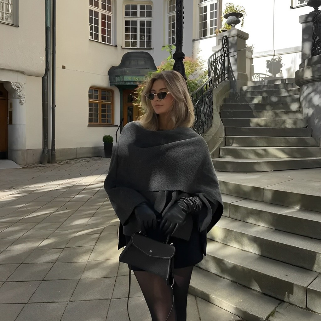 Cape Mantel Weich und Stylisch für Frauen