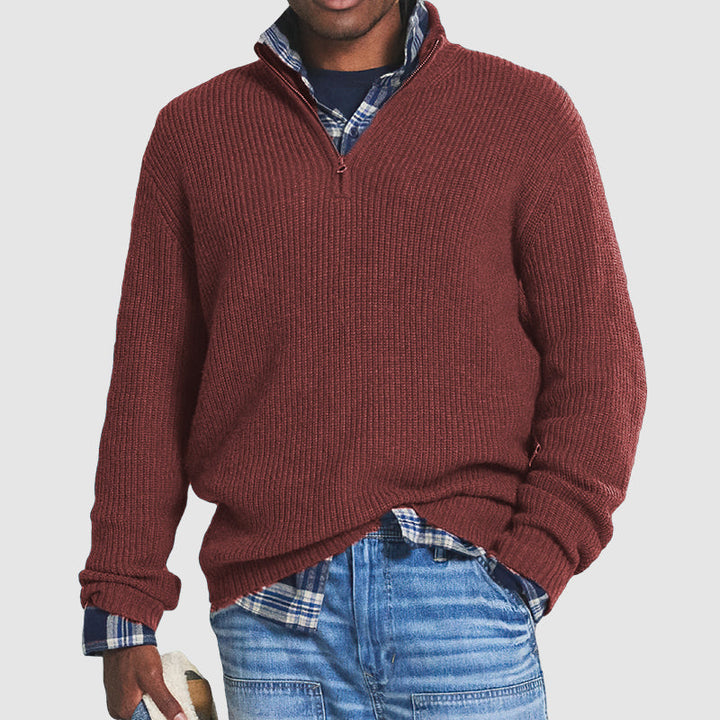James | Zipper Pullover Elegant & Bequem für einen zeitlosen Stil