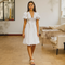 Kleid Blanche Fay | Schickes, leichtes Sommerkleid mit eleganten Rüschen
