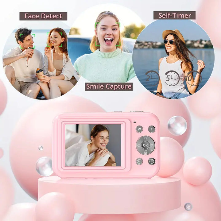 RetroSnap | Vintage-Digitalkamera mit 1080p-Video und Retrodesign