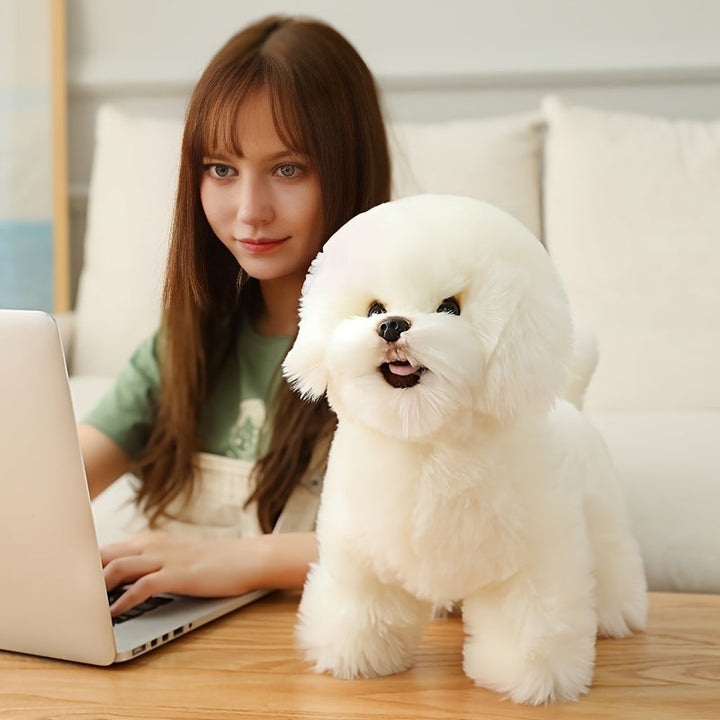 Weicher und kuscheliger Plüschhund | Plüschtier für Babys und Kinder ab 0+