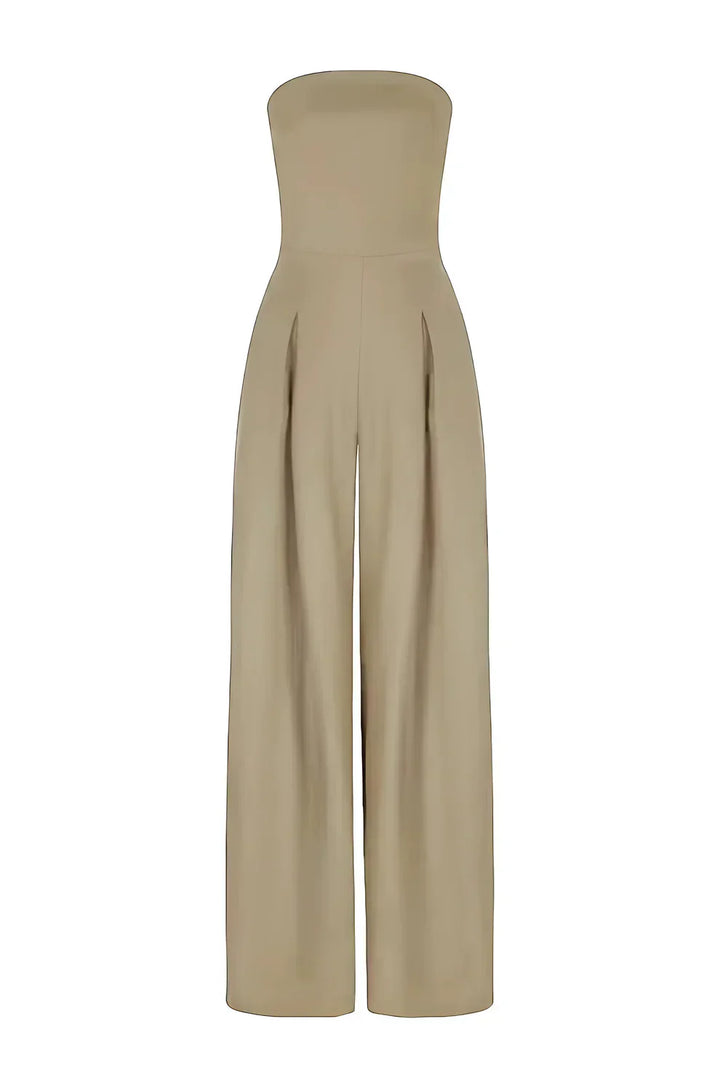 Inara Trägerloser Jumpsuit für Damen mit Weitem Bein | Eleganz & Komfort für jeden Anlass