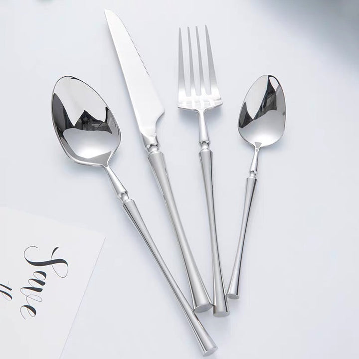 24-teiliges Edelstahl-Besteckset – PureSet Elegantes Besteck für Alltag & Anlässe