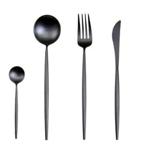 24-teiliges Edelstahl-Besteckset in Gold-Silber – RoyalGlow Luxusbesteck