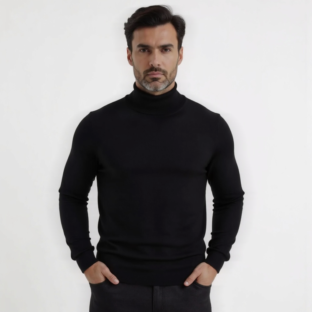 Gstaad Herren Rollkragenpullover | Eleganter Stil und Vielseitigkeit