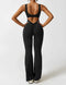 Elena | Ausgestellter Jumpsuit mit V-Rücken