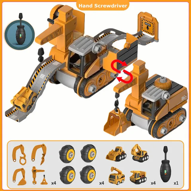 Master Builder Engineer Set | Kreatives Konstruktionsspielzeug für Kinder | Educational Engineer Set