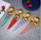 24-teiliges Edelstahl-Besteckset in Gold-Silber – RoyalGlow Luxusbesteck