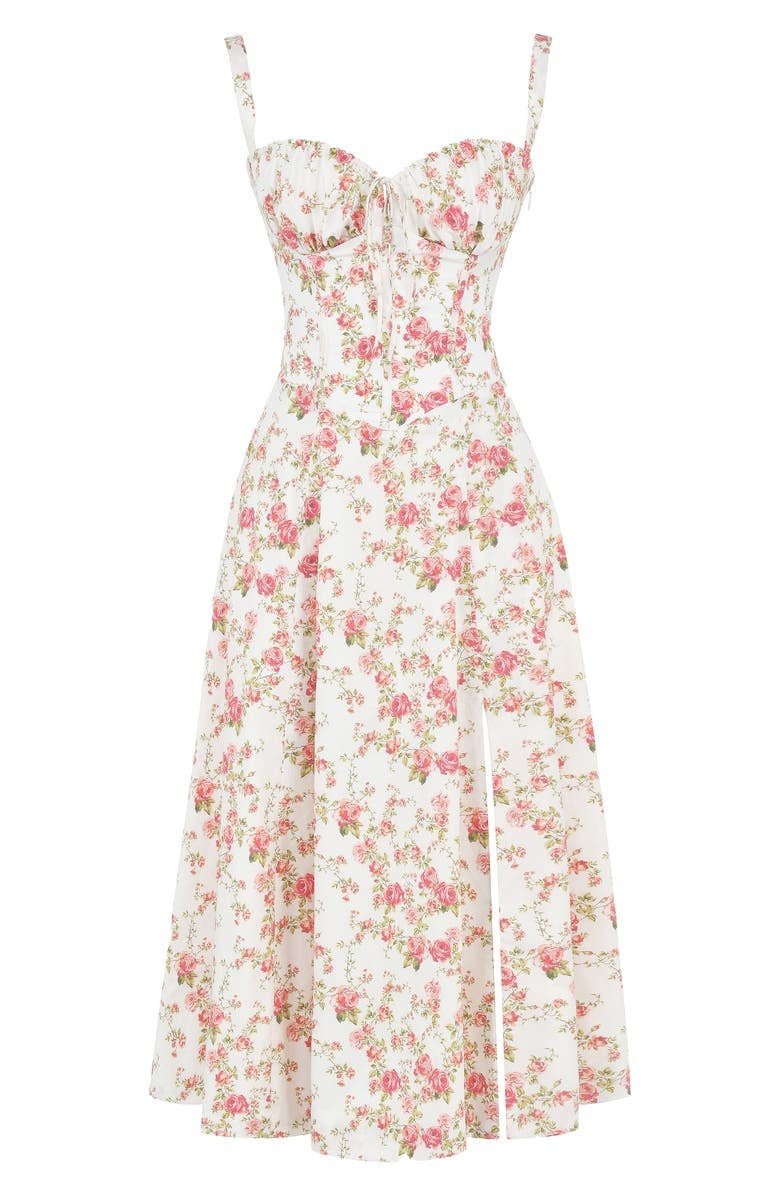 Blumenkleid mit Korsett | Lässige Eleganz & sommerlicher Charme