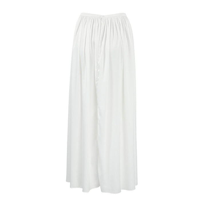 Lucie | Langer Rock aus fließendem Satin für Damen | Eleganz und Leichtigkeit für den Alltag