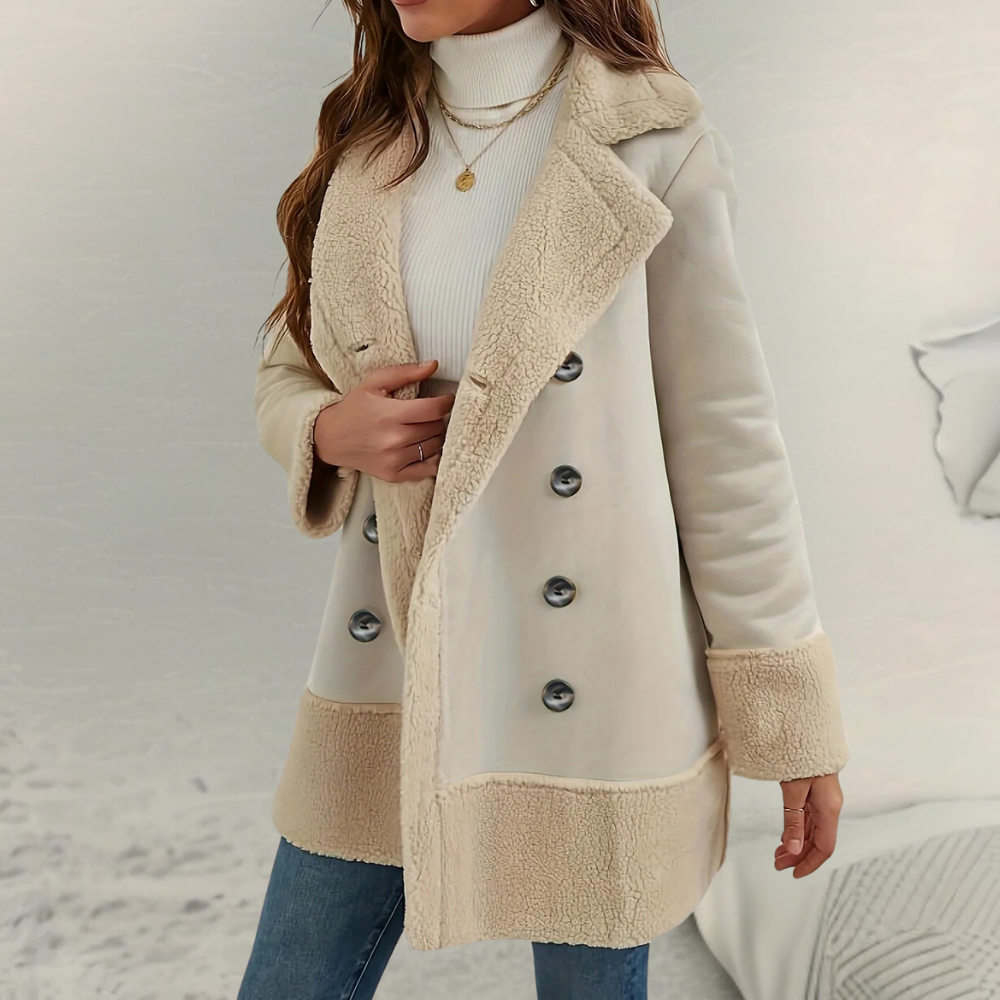 Layla Lässiger Wintermantel für Damen | Stylisch, Warm, Vielseitig, Perfekt für den Alltag