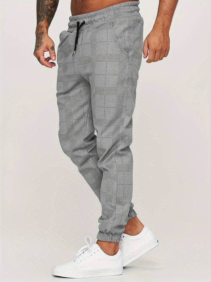 Emman | Herren Jogginghose mit Karomuster - Komfort & Casual Style