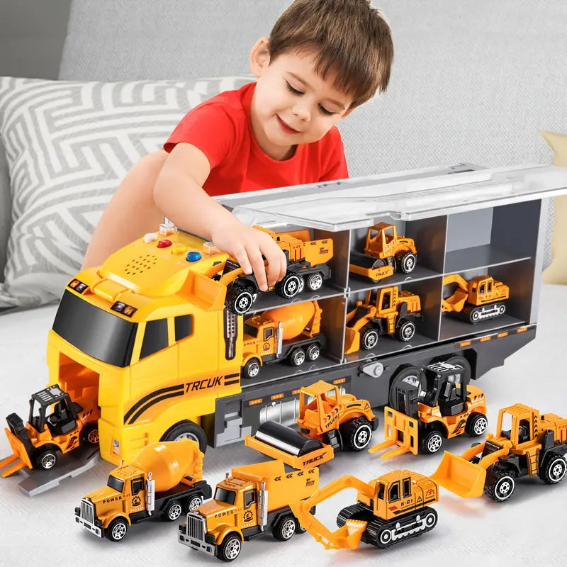 Interaktiver Baukasten für Kinder | Lernset mit Fahrzeugen und Werkzeugen
