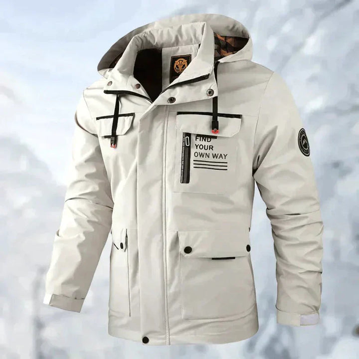 Winterjacke Männer | Winddicht Wasserdicht Wasserdicht Polyester Warm