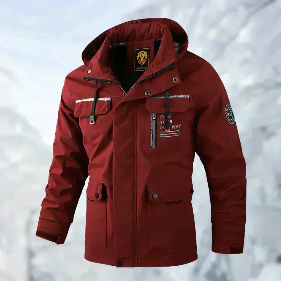 Jeric Windbreaker-Jacke – Stilvoller Schutz für Herbst- und Winterabenteuer