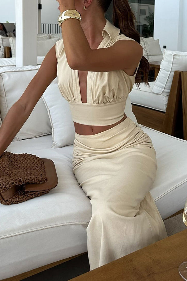 Collaboration Set Ladies | Minimalistisches Design & Bequeme Passform | Eleganter Beige-Look