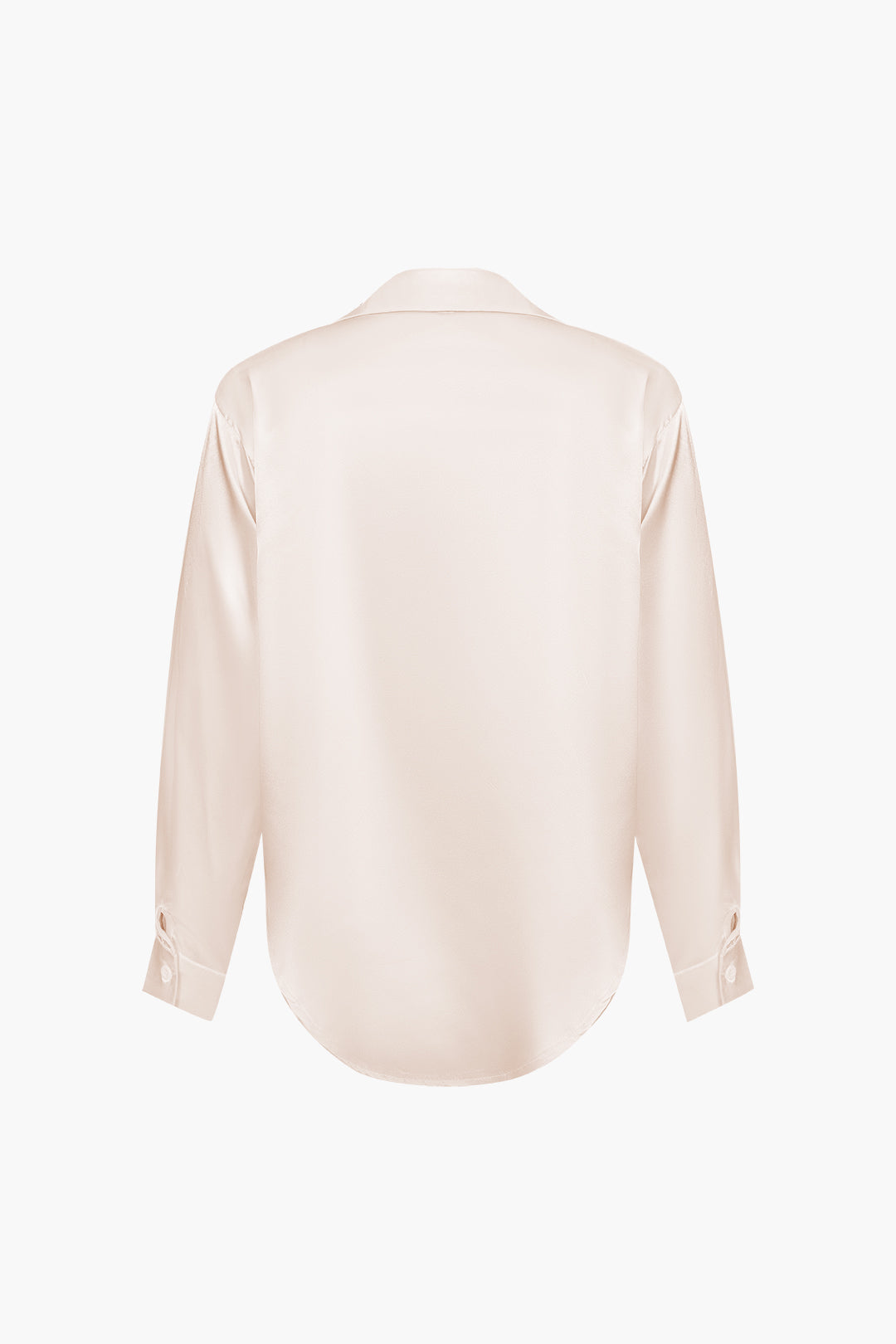 Lillian Satinbluse für Damen | Elegantes Langarmhemd mit lockerer Passform & zeitlosem Design