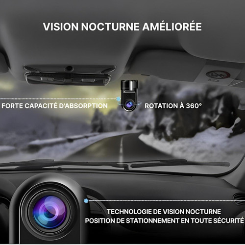 Dashcam Car avec AI Parküberwachung & ADAS Driving System