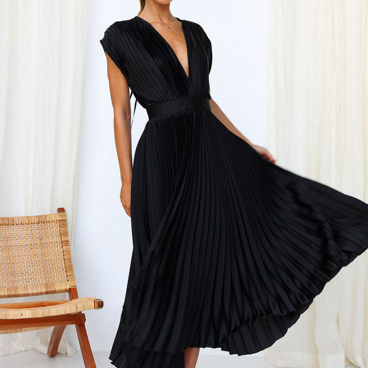 Louise | Elegantes Kleid mit V-Ausschnitt - Schicker Stil und absoluter Komfort