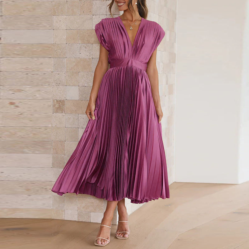 Louise | Elegantes Kleid mit V-Ausschnitt - Schicker Stil und absoluter Komfort