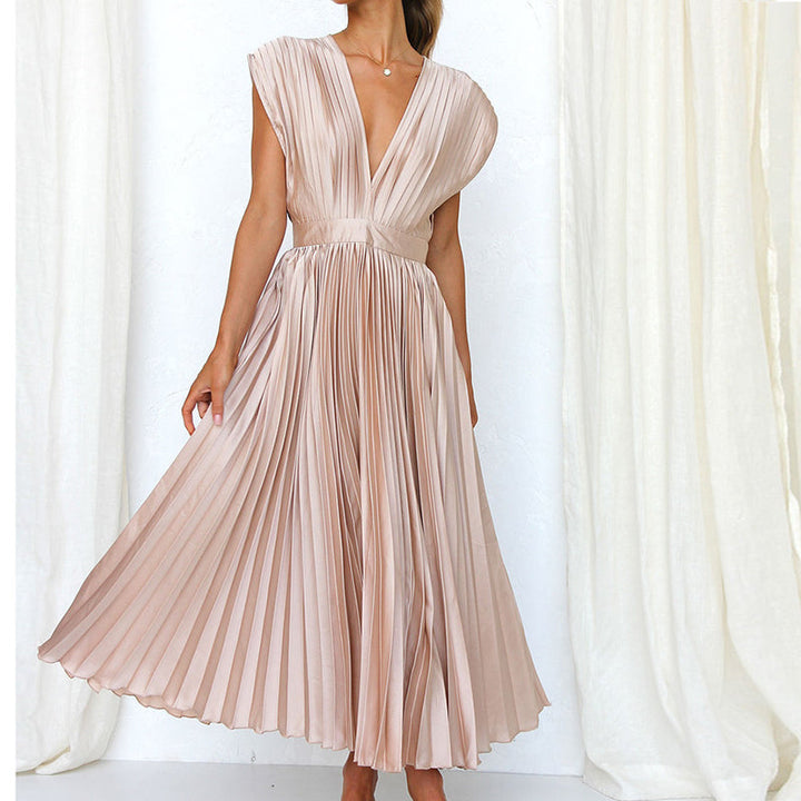 Louise | Elegantes Kleid mit V-Ausschnitt - Schicker Stil und absoluter Komfort