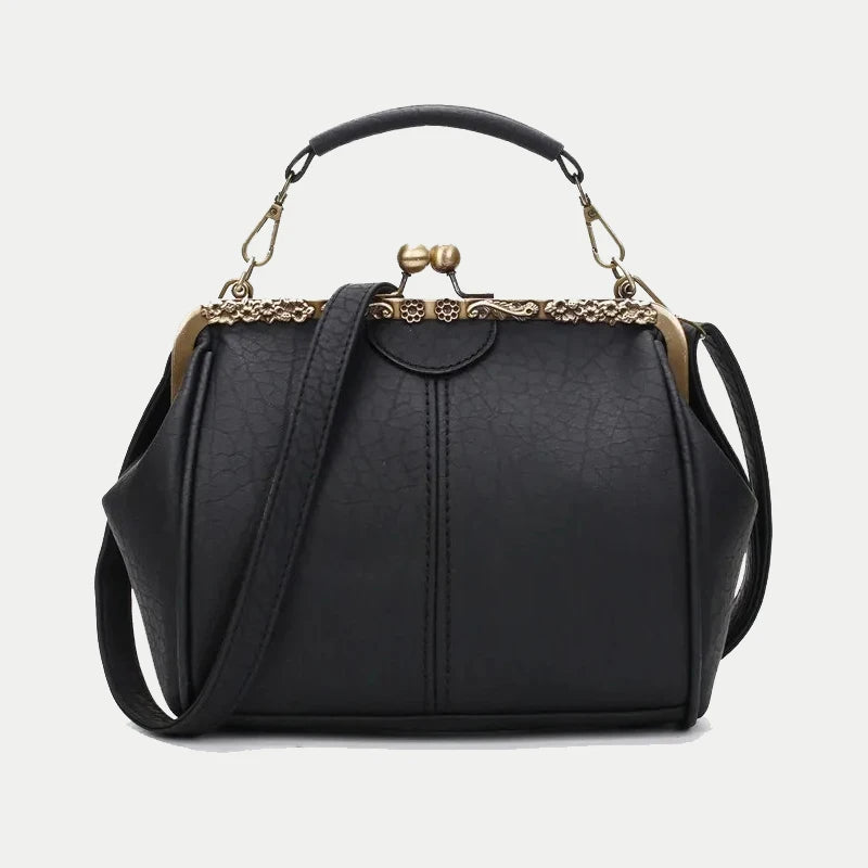 Coby | Bolso clásico con cierre de clip para mujer: atemporal, elegante y lujoso.