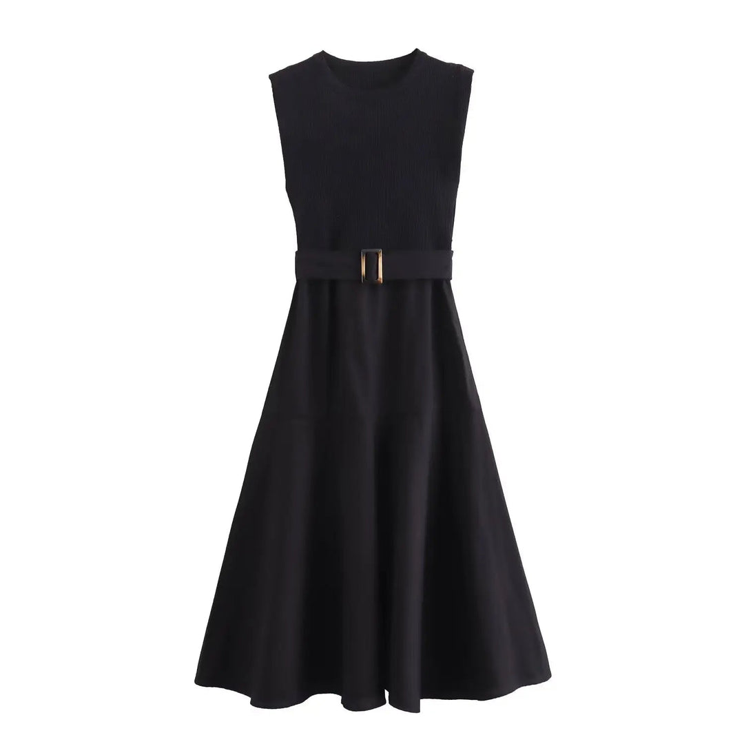 Ditta | Lässiges Sommerkleid für Frauen mit Gürtel - luftig, modisch & bequem