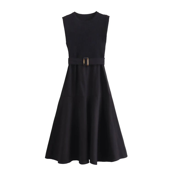 Ditta | Lässiges Sommerkleid für Frauen mit Gürtel - luftig, modisch & bequem