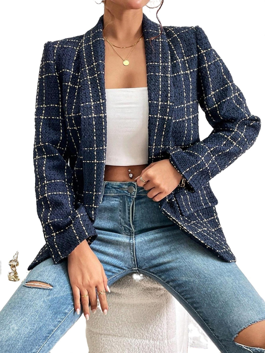 Clara - Karierter Blazer