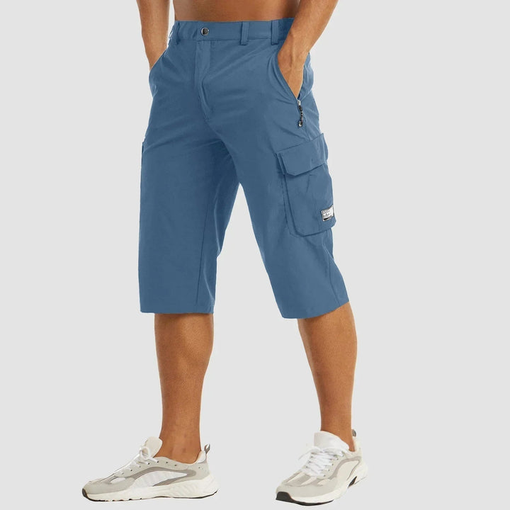 Pantalones cortos cargo de secado rápido para hombre | Versátiles y cómodos