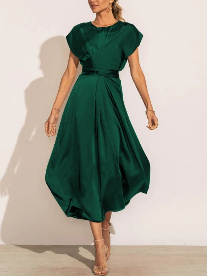 Claire Elegantes Midikleid aus Seide für Frauen | Chic & Raffiniert