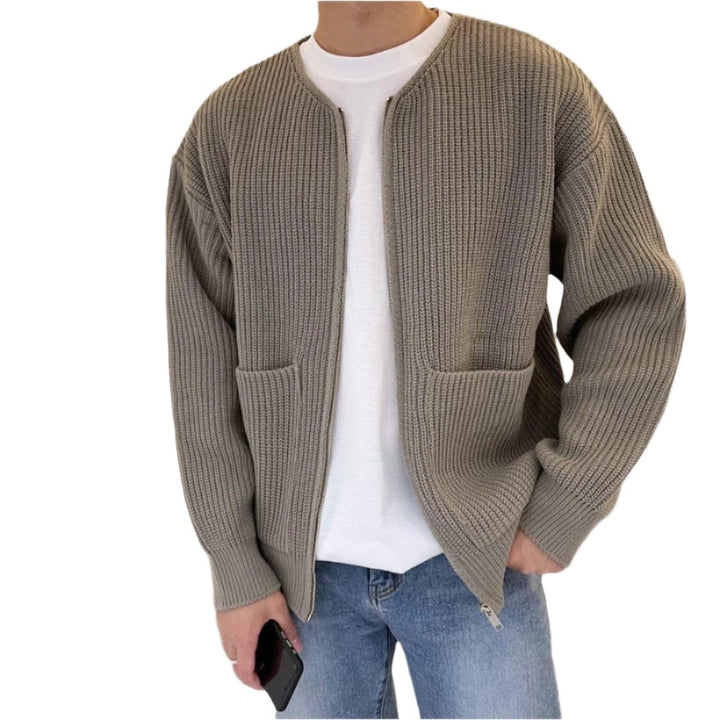 Trendige Herren Strickjacke