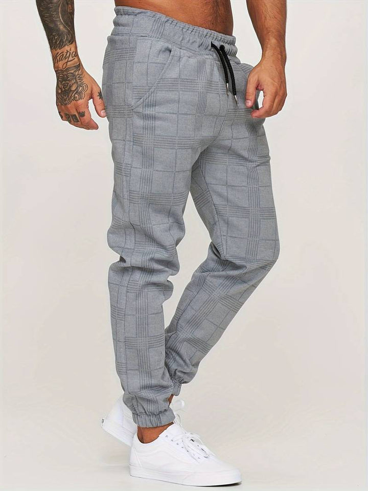 Emman | Herren Jogginghose mit Karomuster - Komfort & Casual Style