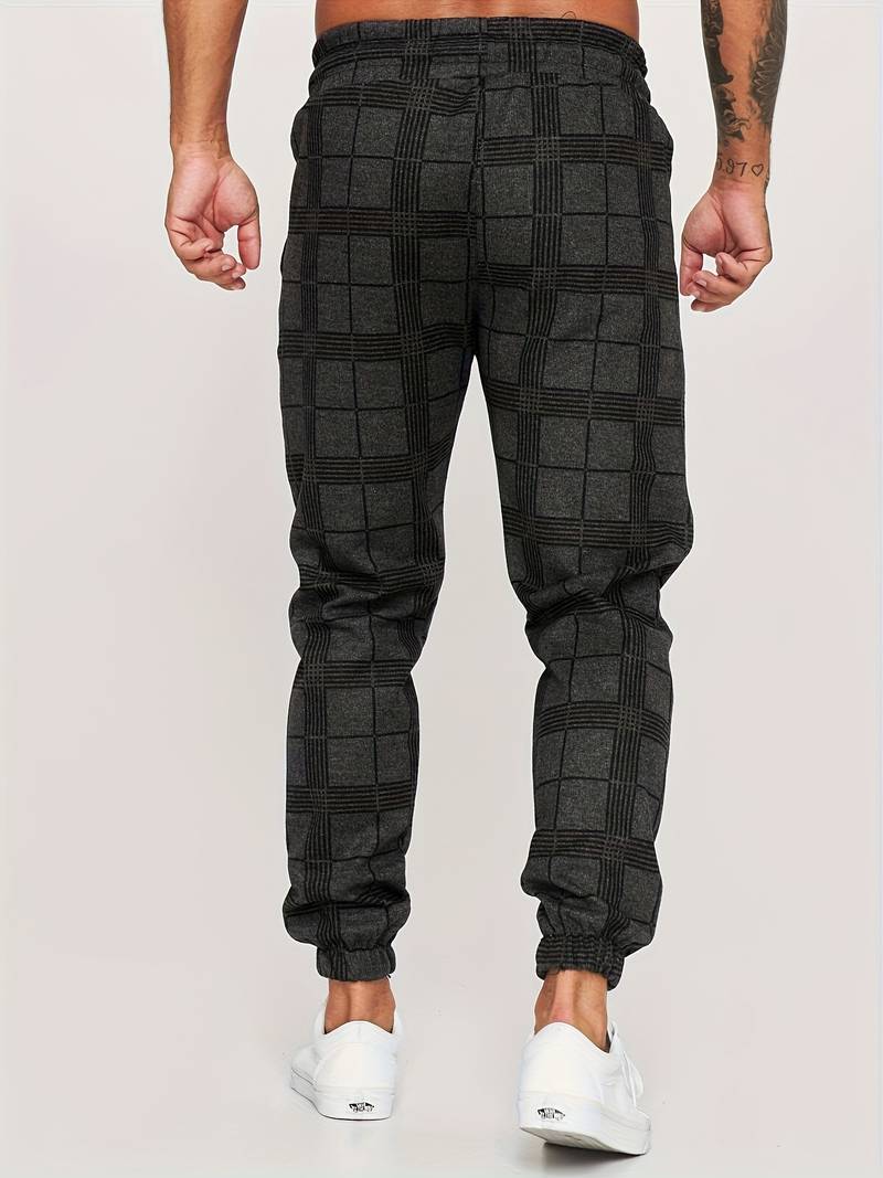 Emman | Herren Jogginghose mit Karomuster - Komfort & Casual Style