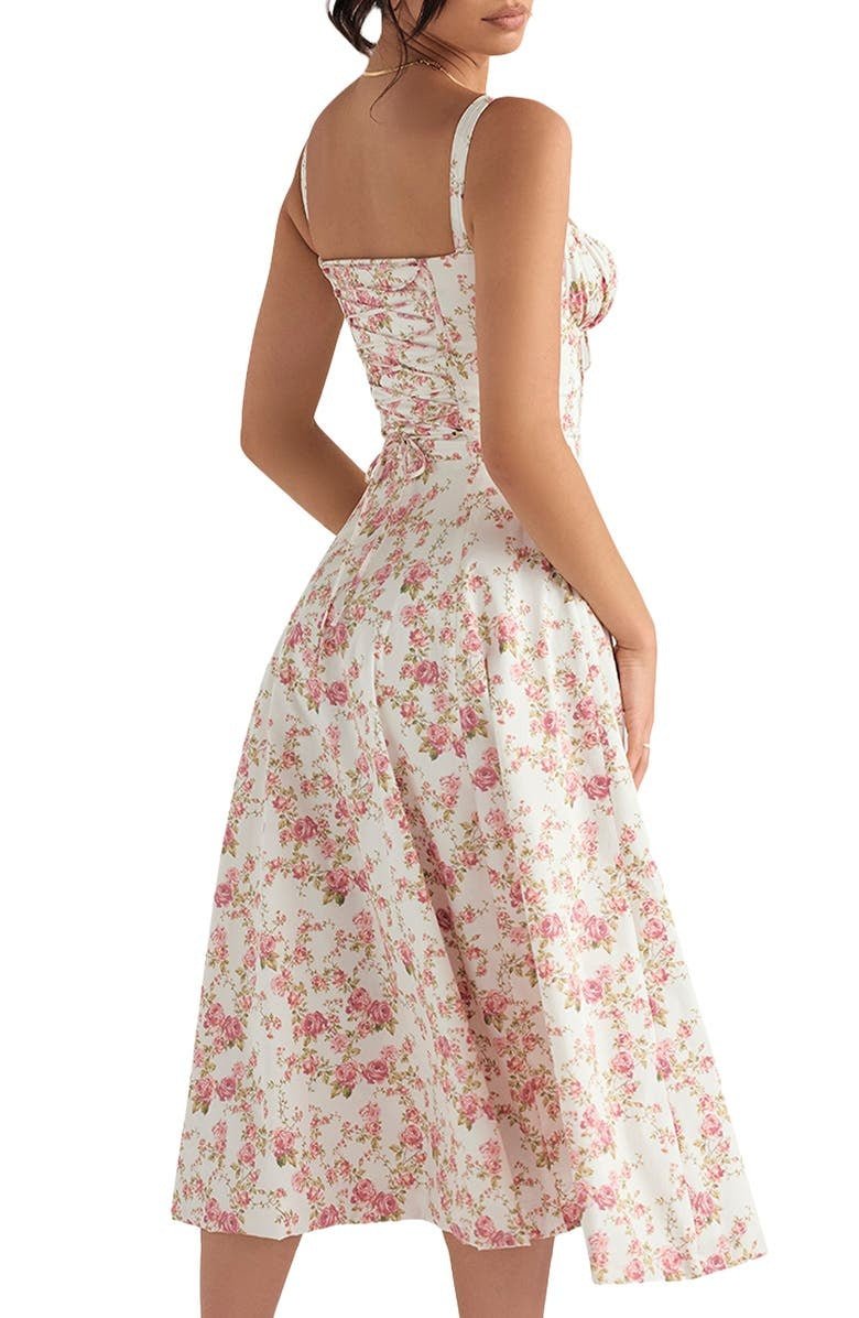 Blumenkleid mit Korsett | Lässige Eleganz & sommerlicher Charme