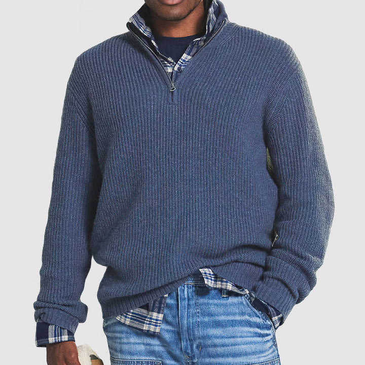 James | Zipper Pullover Elegant & Bequem für einen zeitlosen Stil