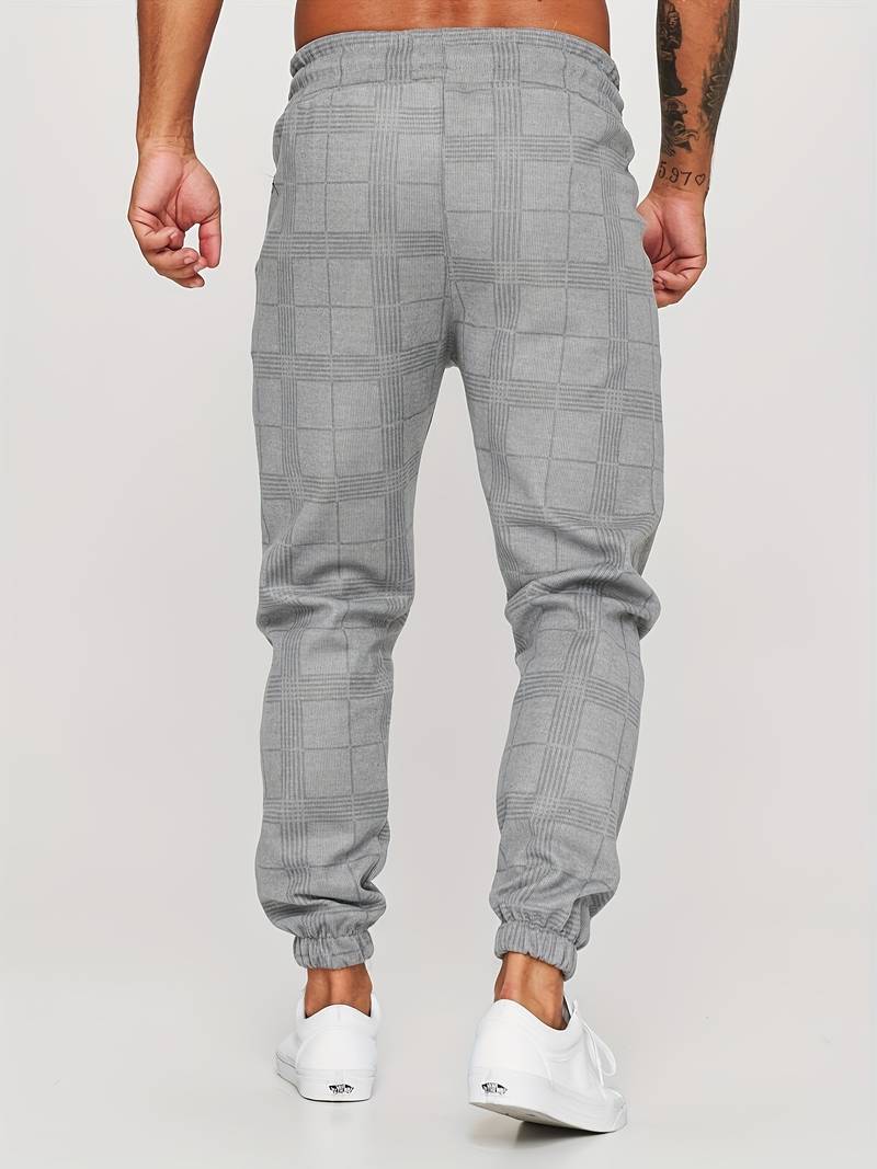 Emman | Herren Jogginghose mit Karomuster - Komfort & Casual Style
