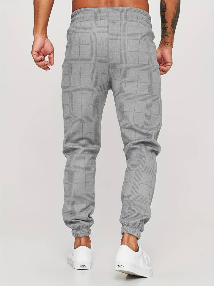 Emman | Herren Jogginghose mit Karomuster - Komfort & Casual Style