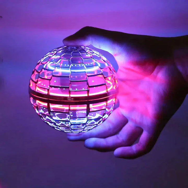 Fliegender Ball mit LED-Lichtern | Wiederaufladbares interaktives Spielzeug für Kinder