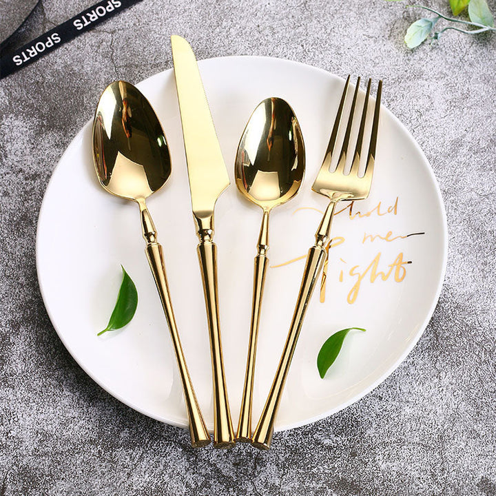 24-teiliges Edelstahl-Besteckset – PureSet Elegantes Besteck für Alltag & Anlässe