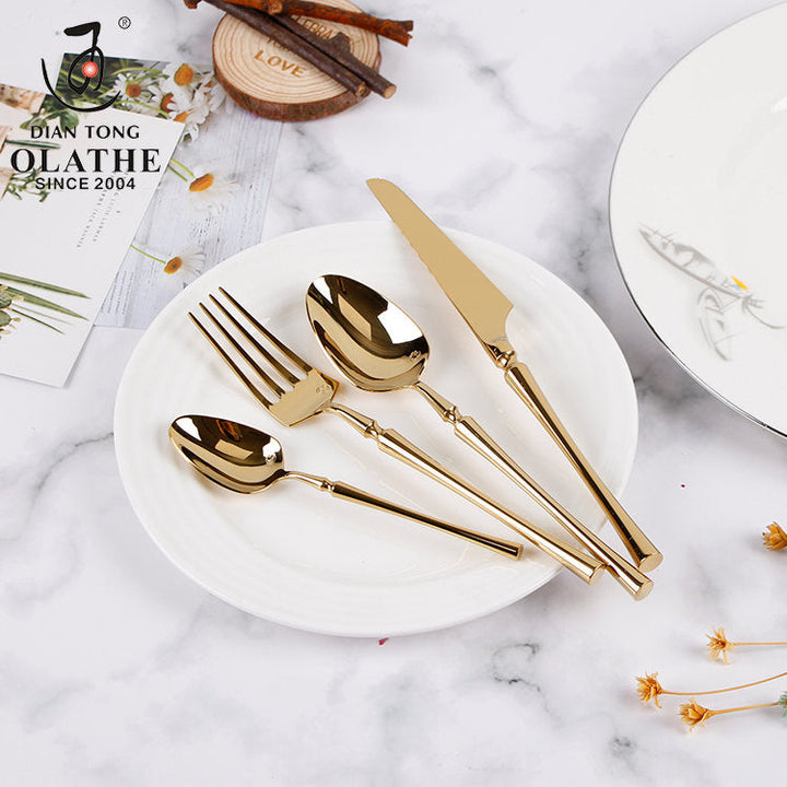 24-teiliges Edelstahl-Besteckset – PureSet Elegantes Besteck für Alltag & Anlässe
