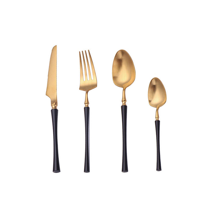 24-teiliges Edelstahl-Besteckset – PureSet Elegantes Besteck für Alltag & Anlässe