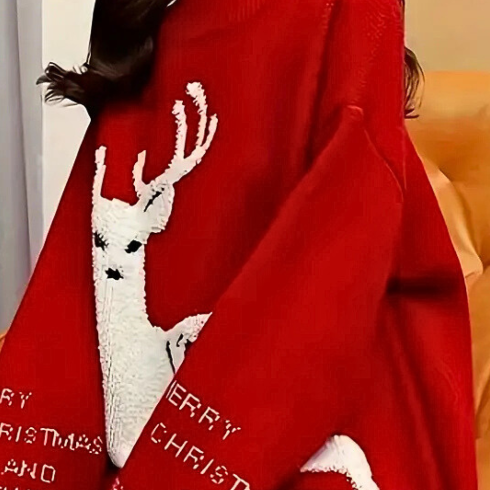 CÉLIA | Eleganter Weihnachtspullover für Frauen | Festlicher Chic & Absoluter Tragekomfort