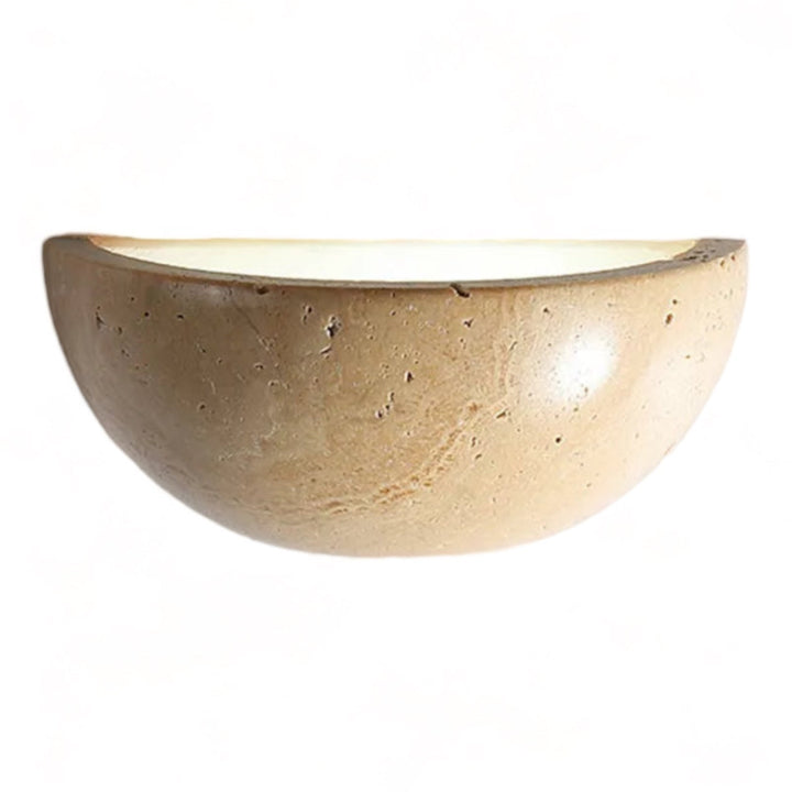 ZenGlow LED-Wandleuchte aus Stein | Wabi-Sabi Design Minimalistisch & Elegant