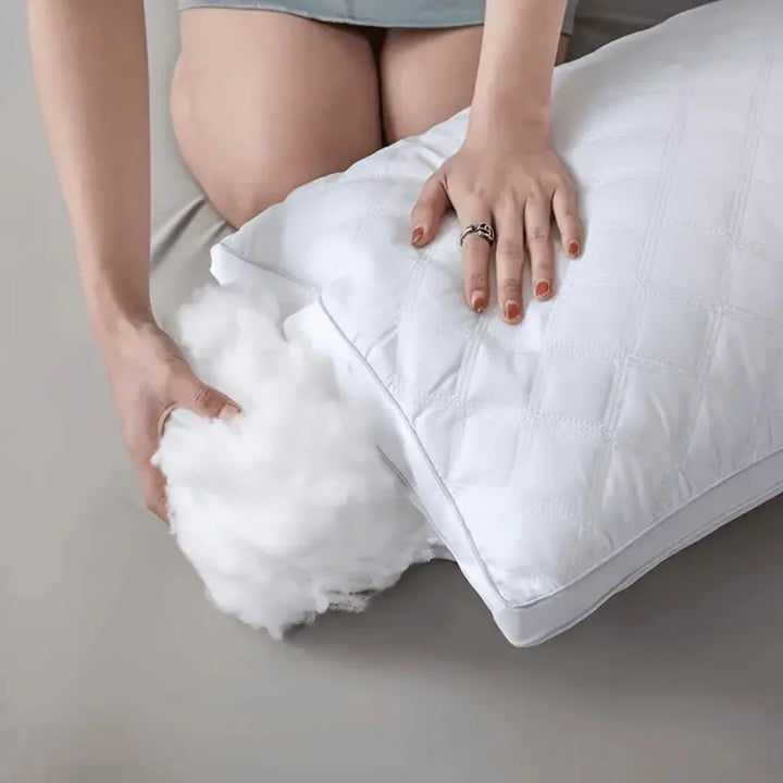 Hypoallergene Kissen Weich | 2er-Set Hotelkomfortkissen mit Nackenstütze
