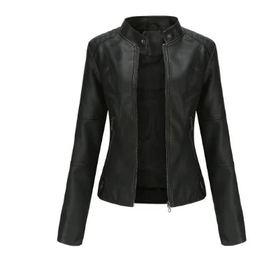 Alex Elegante Kunstlederjacke für Frauen | Zeitloser Stil und Raffinesse