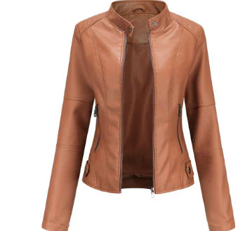 Alex Elegante Kunstlederjacke für Frauen | Zeitloser Stil und Raffinesse