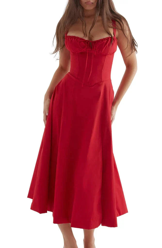 Brittney | Bustierkleid mit Korsett - Lässige Eleganz & sommerlicher Tragekomfort